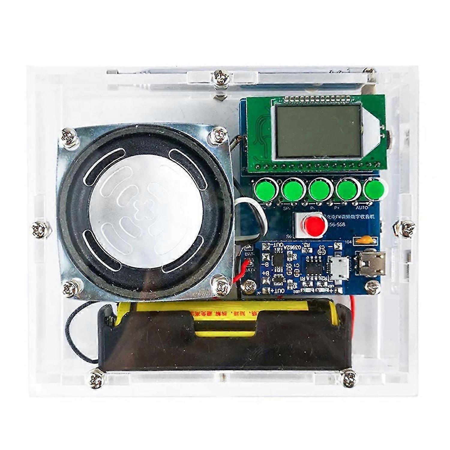 Rechargeable FM digital radio welding kit LCD display
