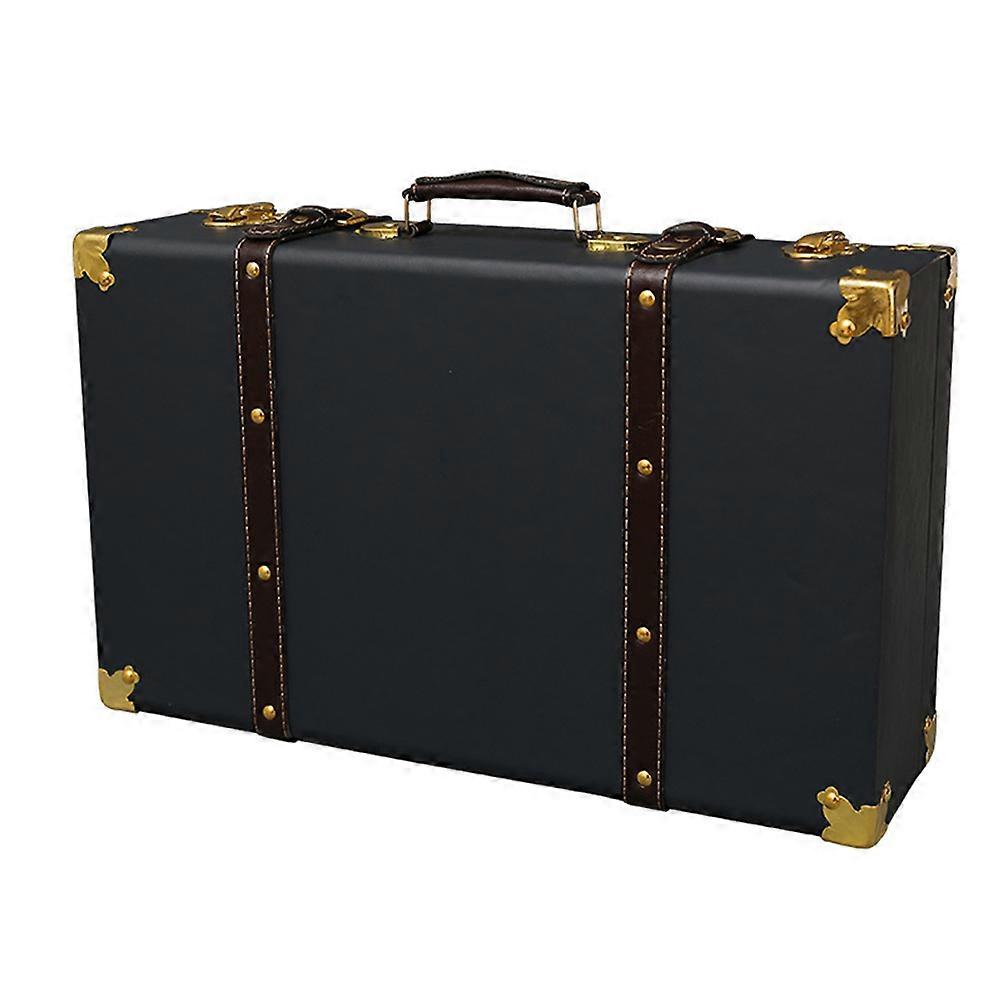 Vintage Wood Box Storage Suitcase with 1Pcs for Storage Use