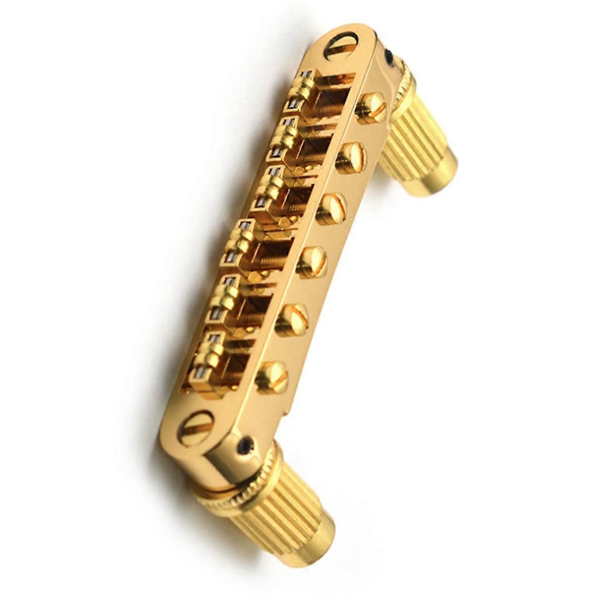 Tune-O- Roller Saddle Guitar Bridge LP-Style Tuning Wheel and Locking for LP 6 String Guitars Elect