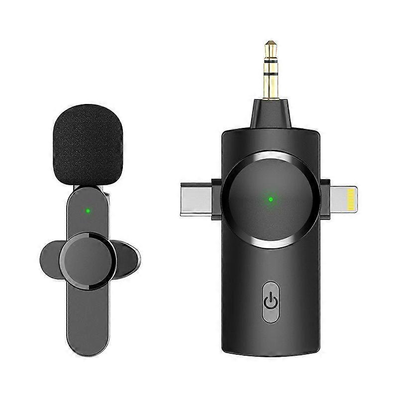 3 in 1 Noise Reduction Lavalier Wireless Microphone