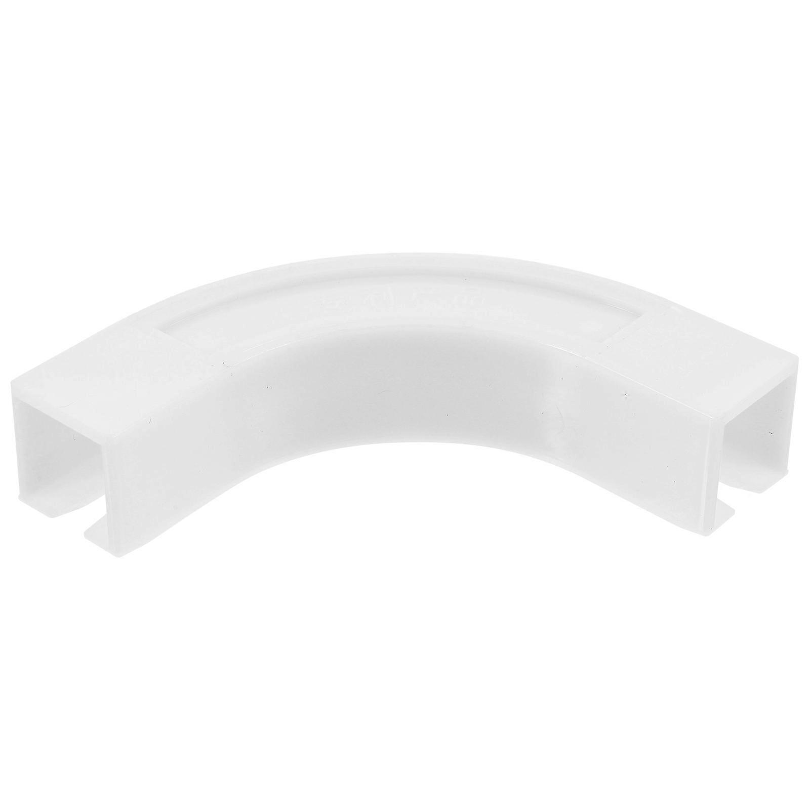 3Pcs Curtain Track Connector Plastic Joints for Corner Curtain Rails