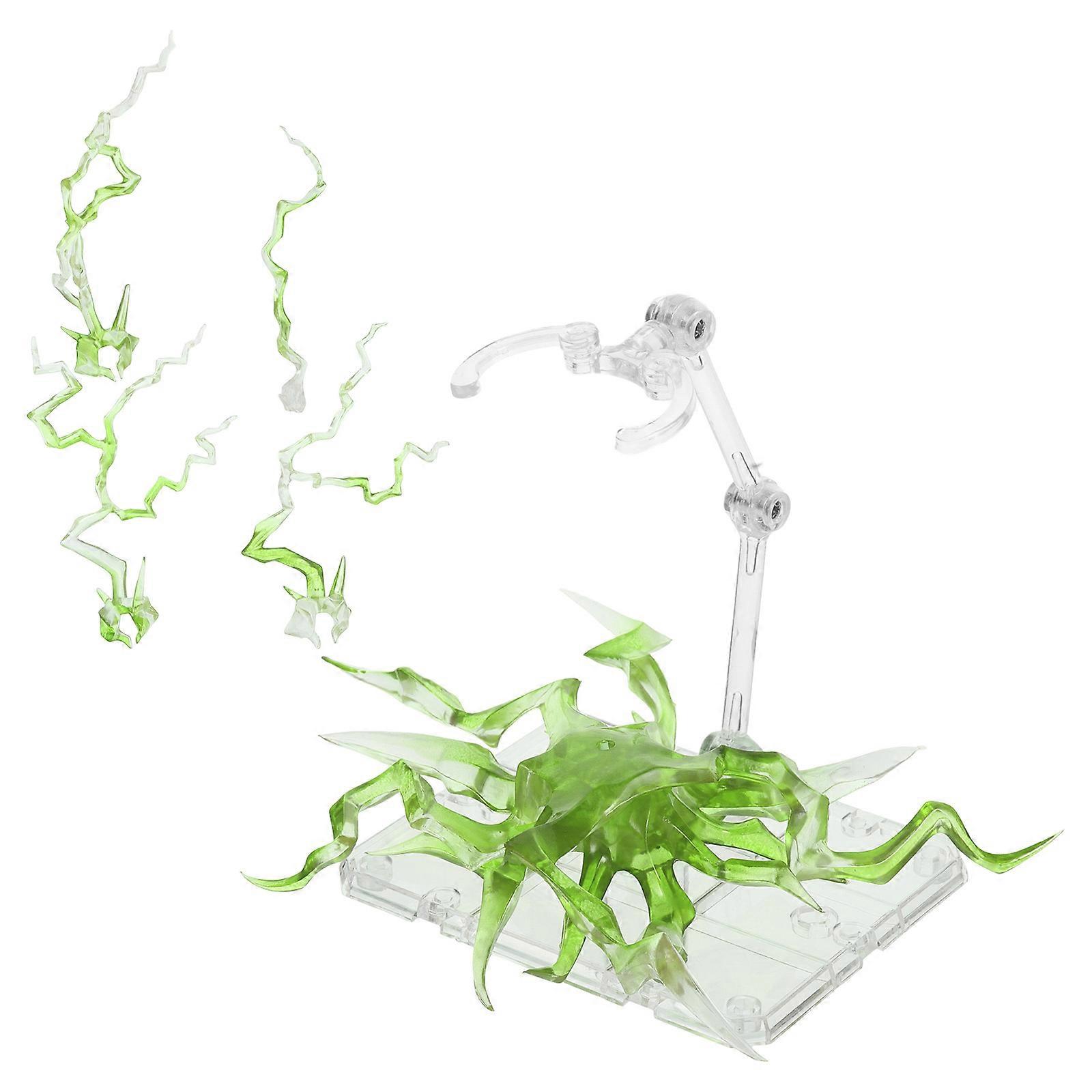 Action Figure Display Stand with Effect Plastic Display Rack 5Sets