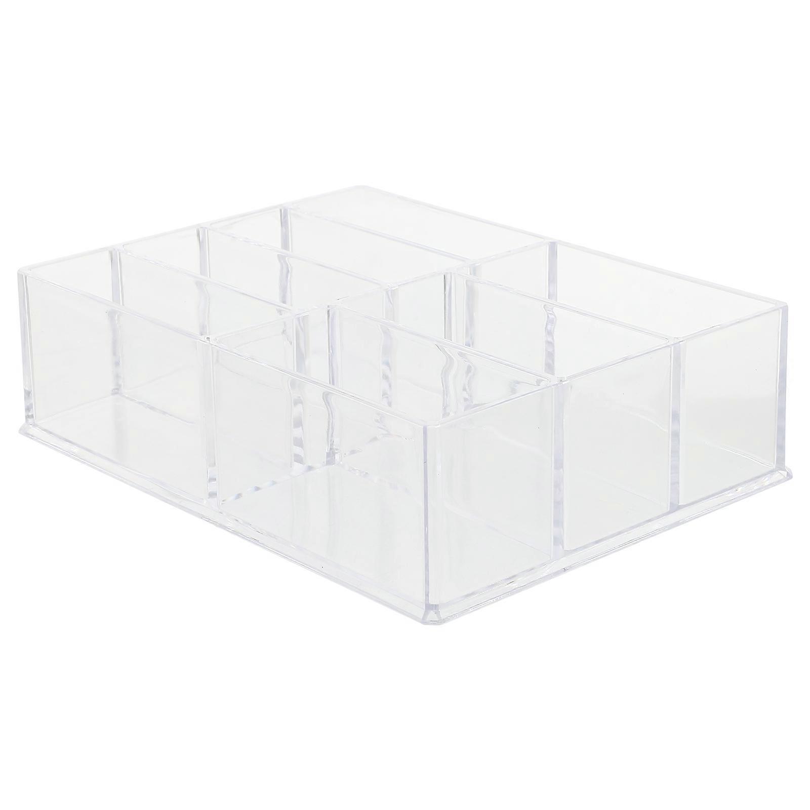 Modern Space-saving Cosmetic Organizer For Home Use In Clear Design With Storage Function For 2 Pcs