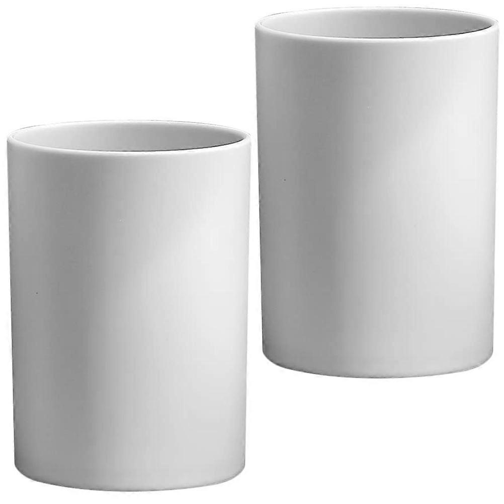 Toothpaste Cups for Bathroom Use 10Pcs White Reusable Tumblers