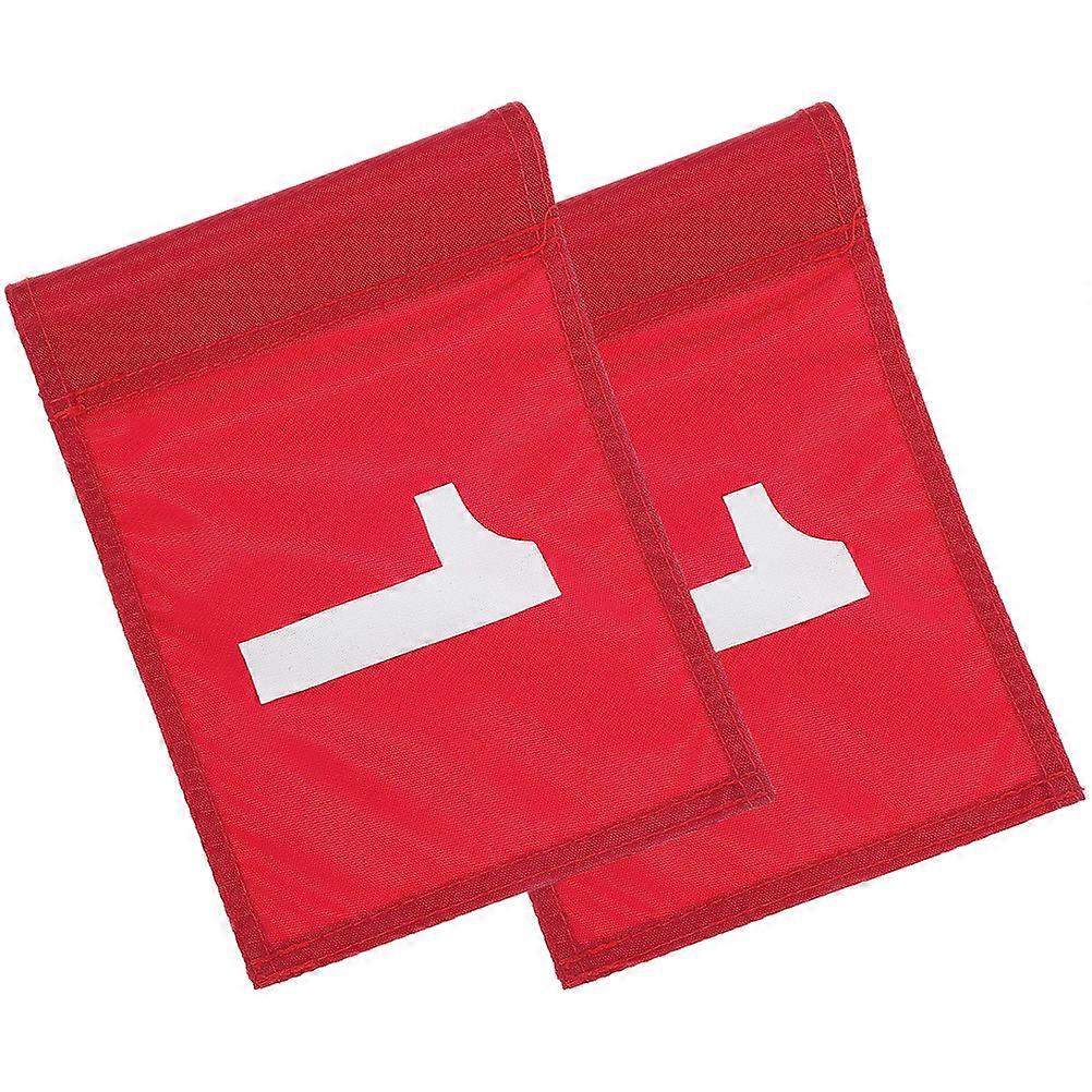 Golf Flags Numbered Training Flags for Golf Skills 8Pcs Red Nylon
