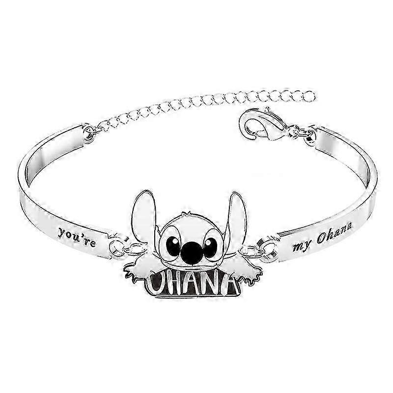 Bracelet Jewelry Stitch Gifts Stitch Lover Gifts Ohana Means Family Bracelet Stitch Jewelry Gifts for Women Girls Friends Friendship Gift 2025