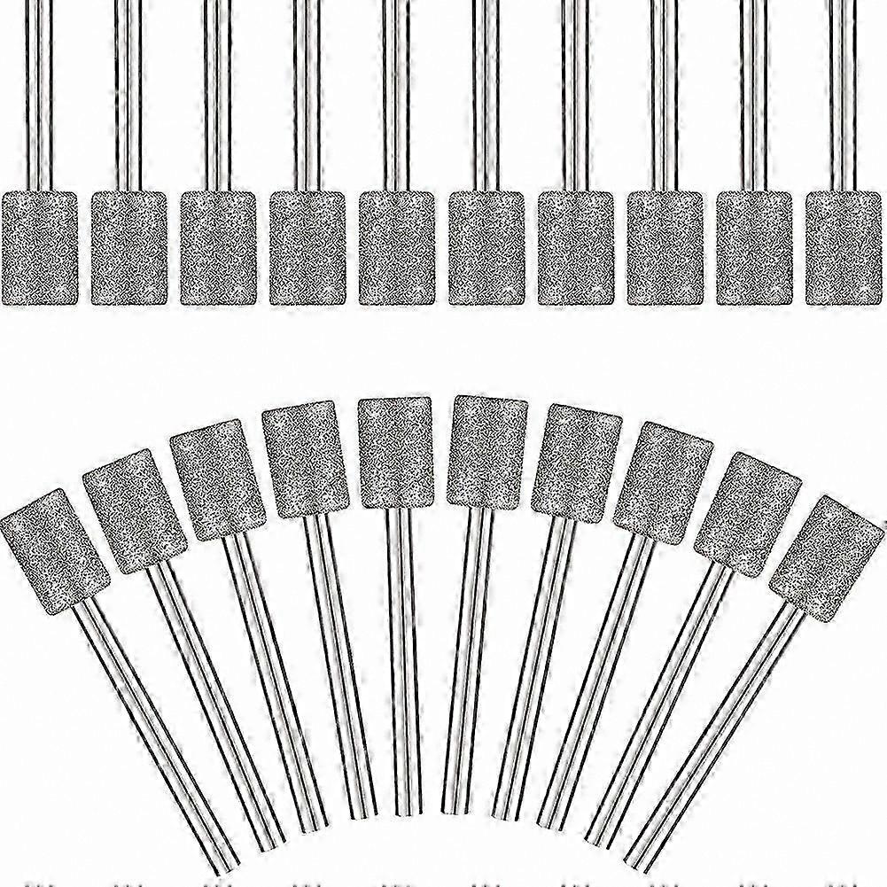 10-Pack Diamond Coated Grinding Bits with 1/8 Inch Shank for General Tool Use