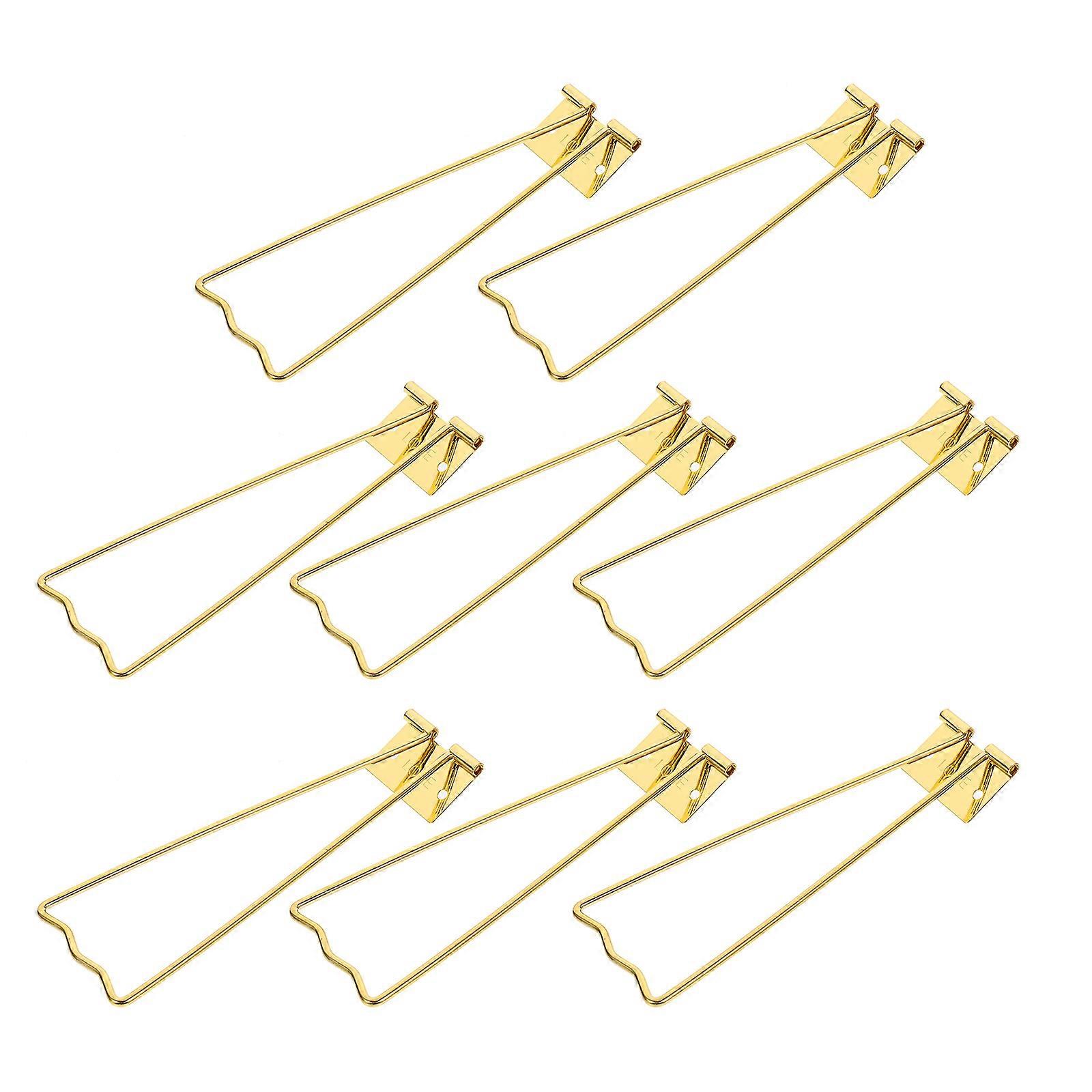 Golden Photo Frame Support for Holding Use with 16Pcs Iron Brackets