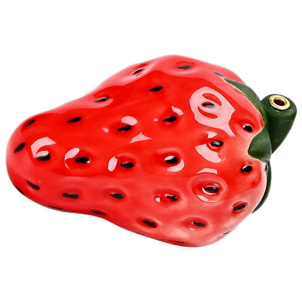 Ceramic Incense Burner for Aromatherapy with 5Pcs Strawberry Shaped Holders