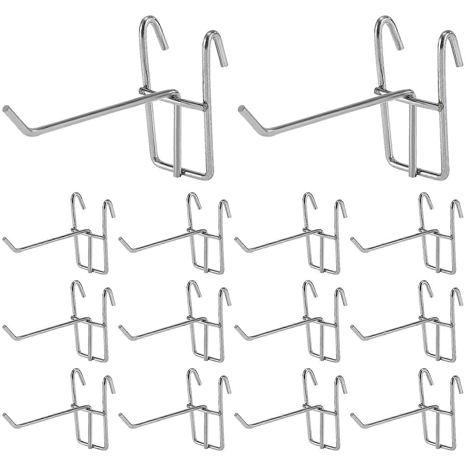 Multifunctional Kitchen Hooks 30Pcs Silver Mesh Hooks for Hooking Versatile Usage