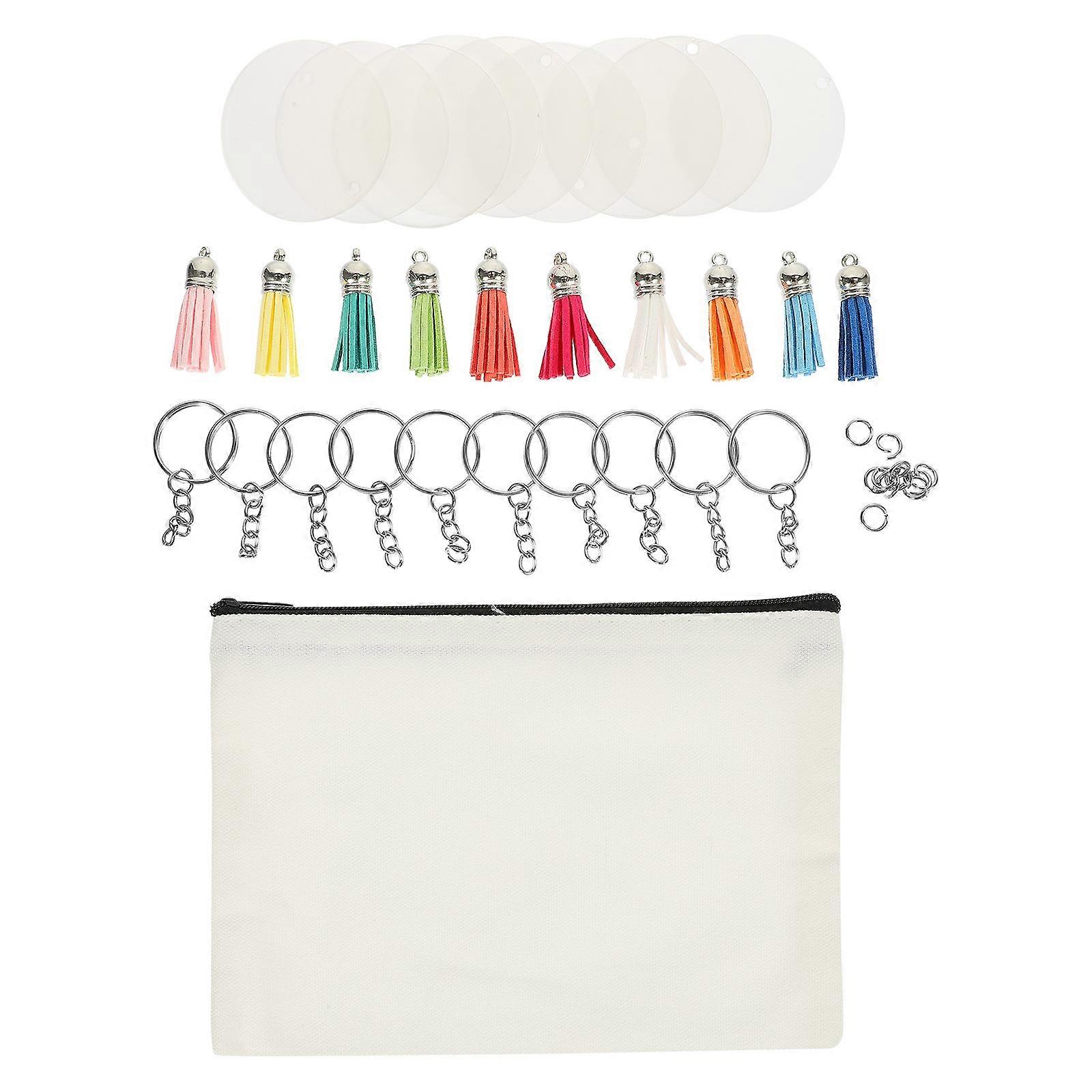 Portable Pencil Bag 2Sets for Storage Use Large Capacity Stationery Pouches
