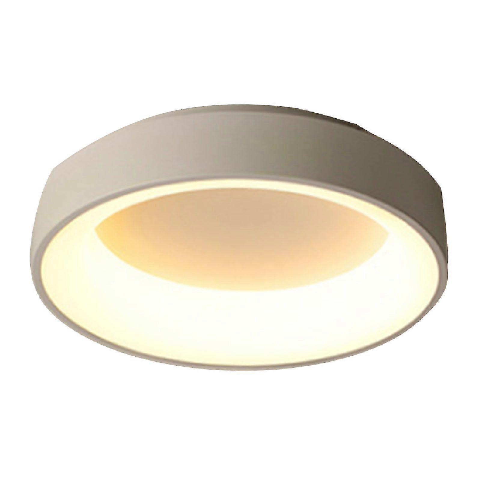 Bedroom Ceiling Light Flush Mount Dimmable LED Modern Simple Warm Romantic Lamp 100265V White 60cm