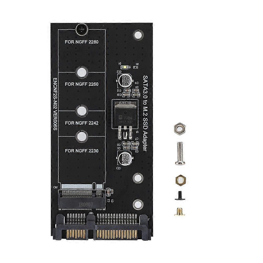 M.2 NGFF SSD to SATA 22PIN Hard Drive Disk Stable Performance Adapter Riser Card
