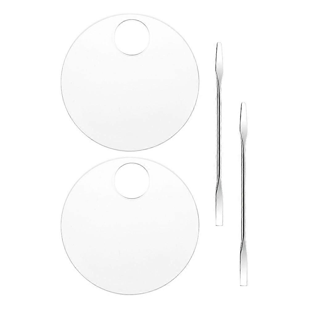 Manicure Color Palettes Acrylic Makeup Palettes for Painting Use 4Sets