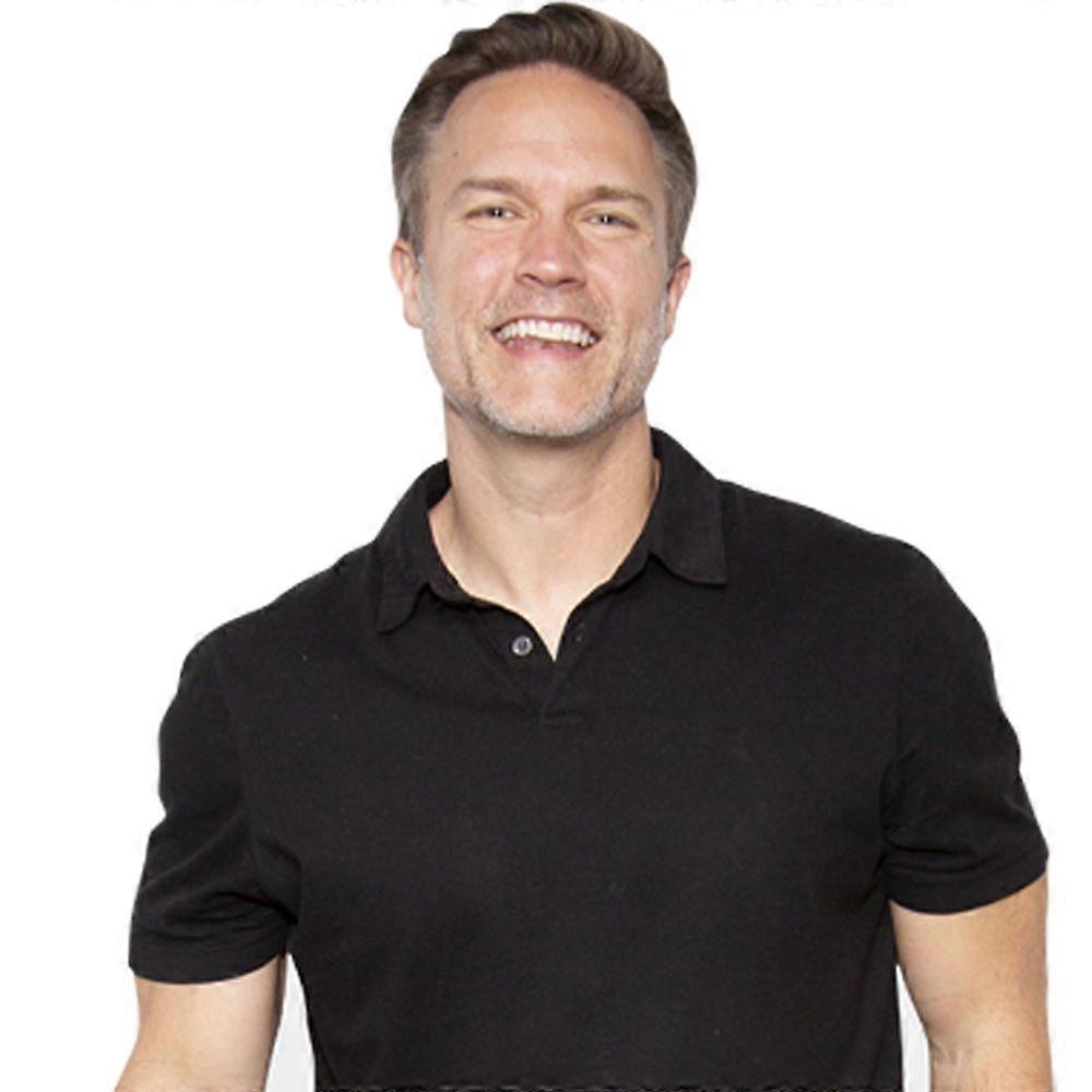 Scott Porter (Black T-Shirt) Half Body Buddy Cutout