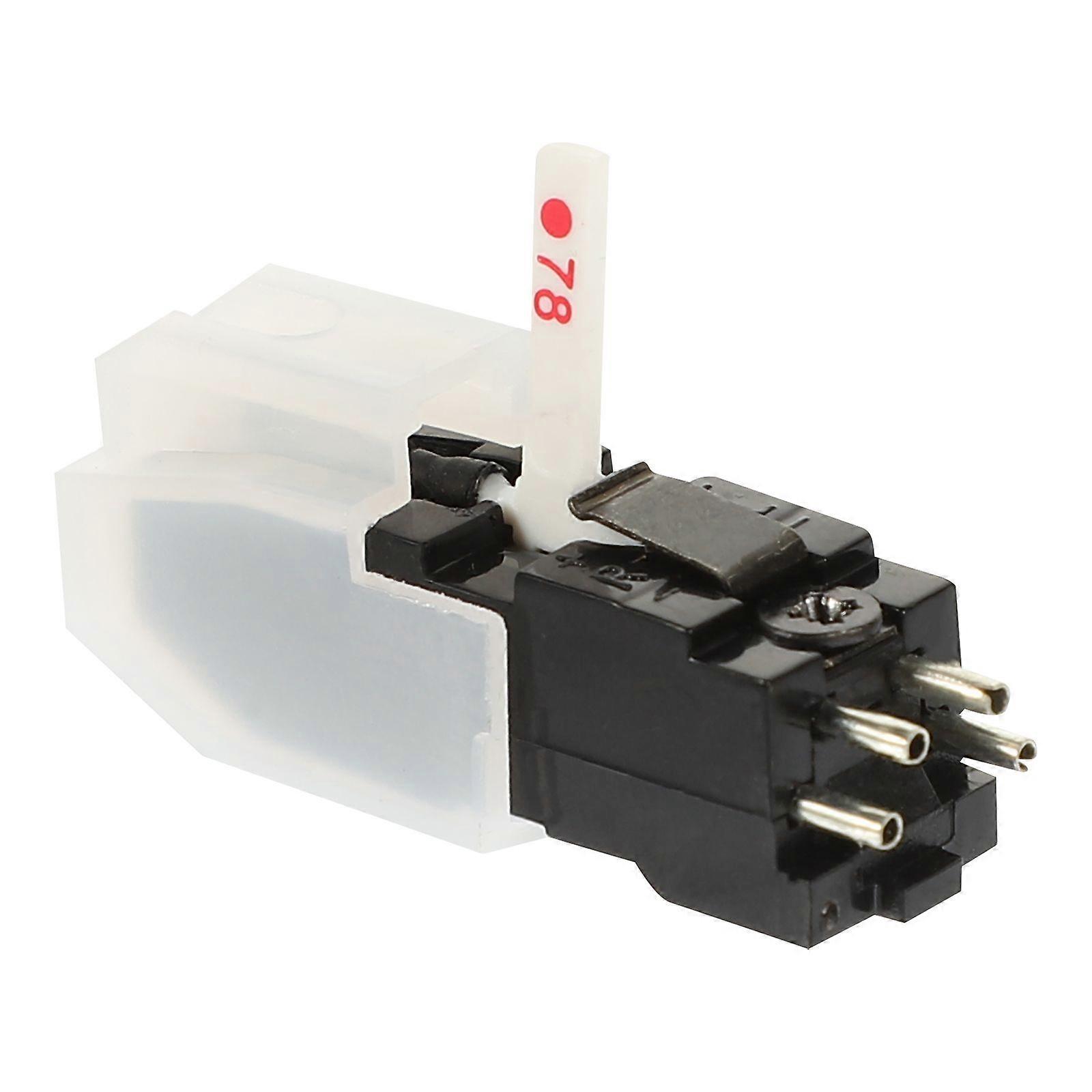 Replacement Gramophone Record Needle Double Needle Style Turntable Needle Gramophone Part Accessories (White)