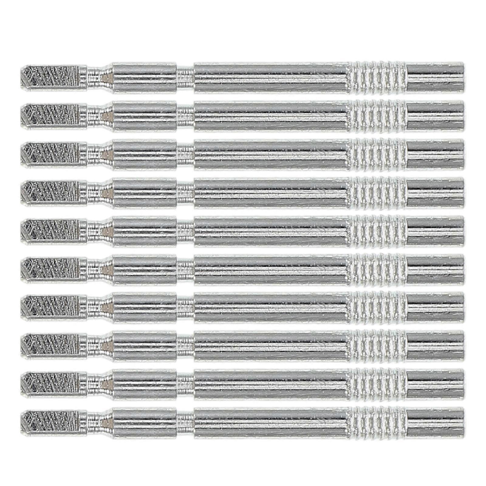 Silver Music Box Movement Parts for Replacement 10Pcs Hardware