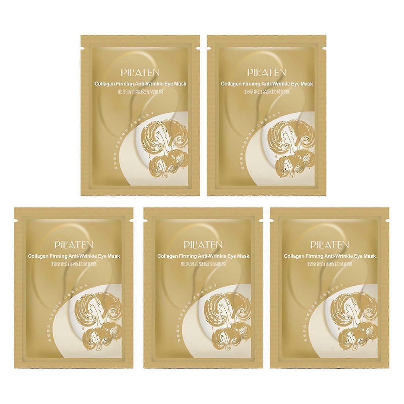 5-20Pcs Collagen Firming Anti-Wrinkle Eye Mask, Collagen Under Eyes Patch for Remove Dark Circles & Fine Lines
