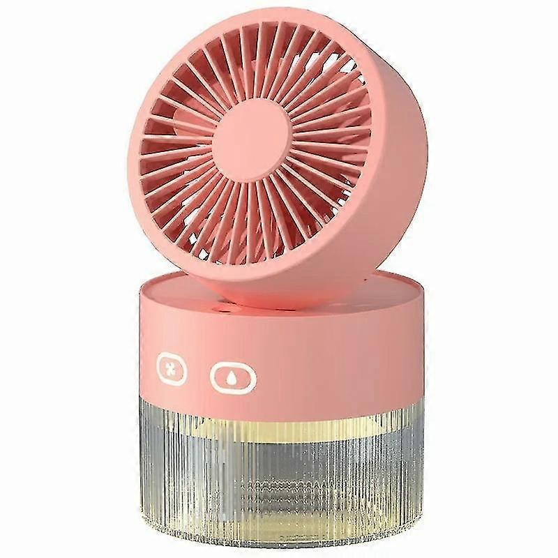 2022-2 Desktop Air Conditioner Fan Rechargeable Desk Air Humidifier Cooler USB Cooling Fan