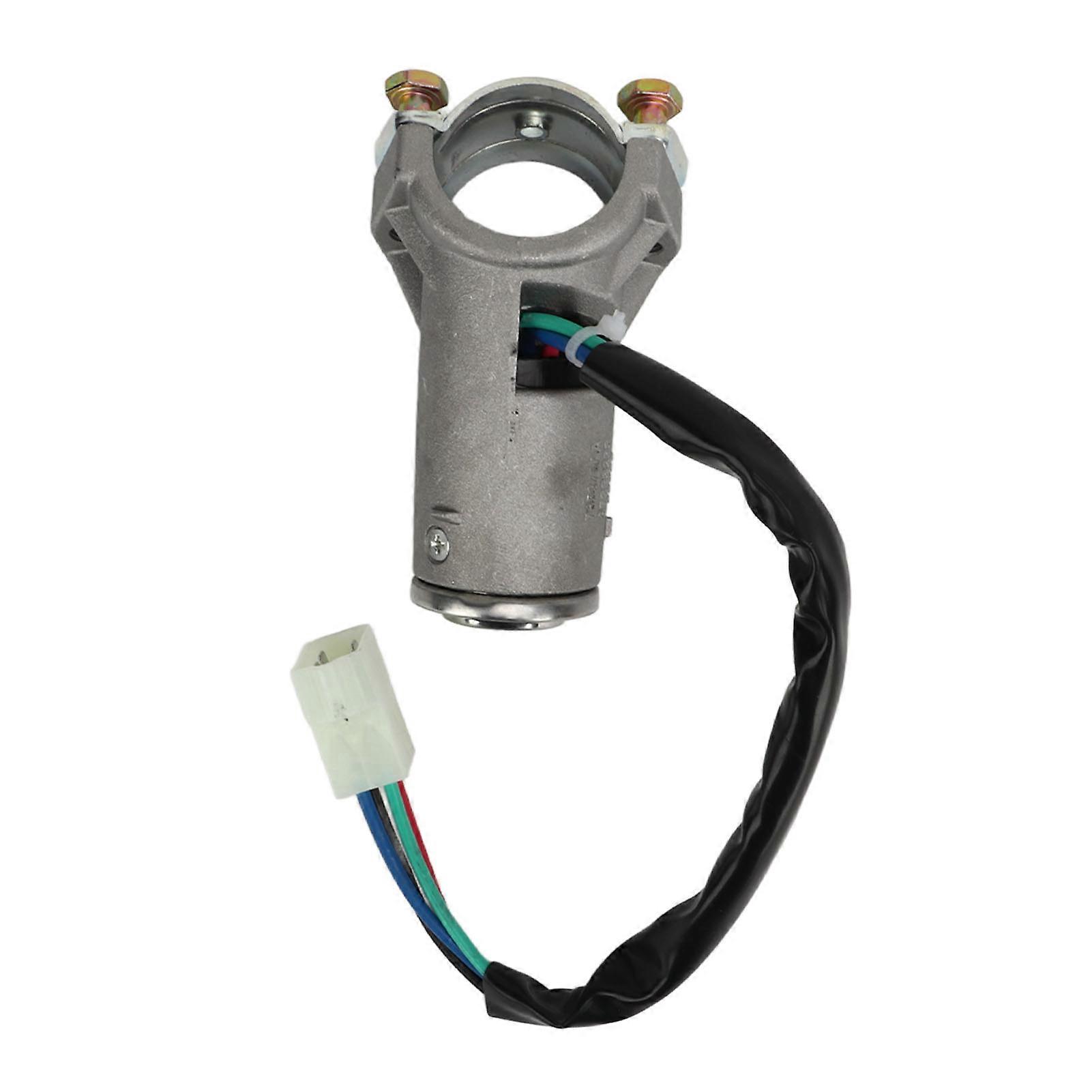 Ignition Lock Switch 4479518 Steering Lock Ignition Barrel Switch with 2 Keys Replacement for Fiat Panda Mk1 126 127 128 132