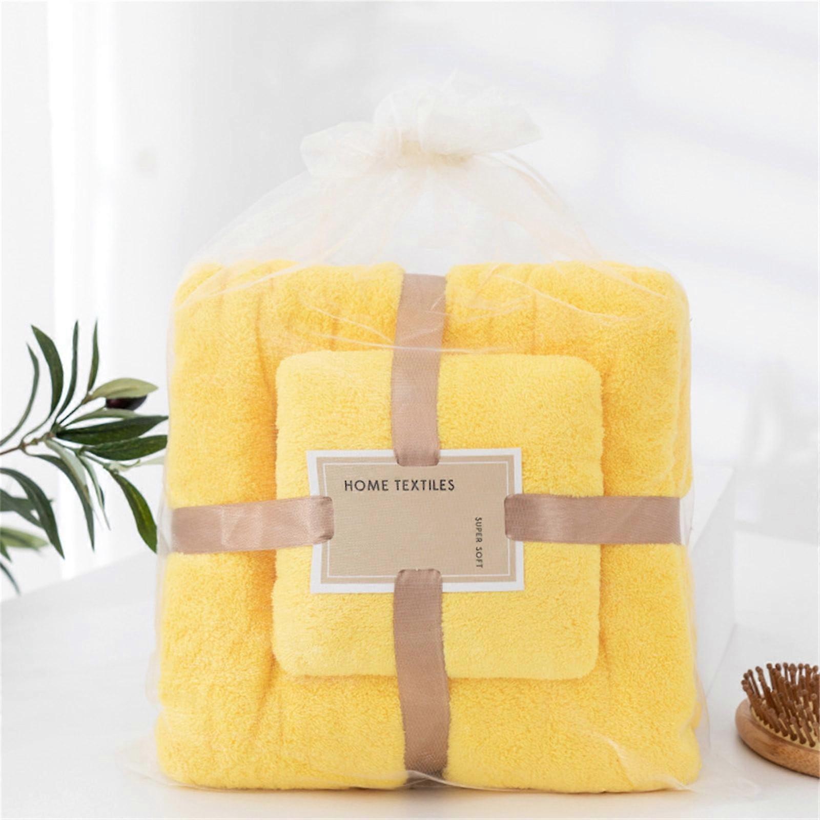 Bath Towel Clearance! Gnobogi Cotton 2 In 1 Bath Towel And Face Towel Soft-Bath Towels Set of