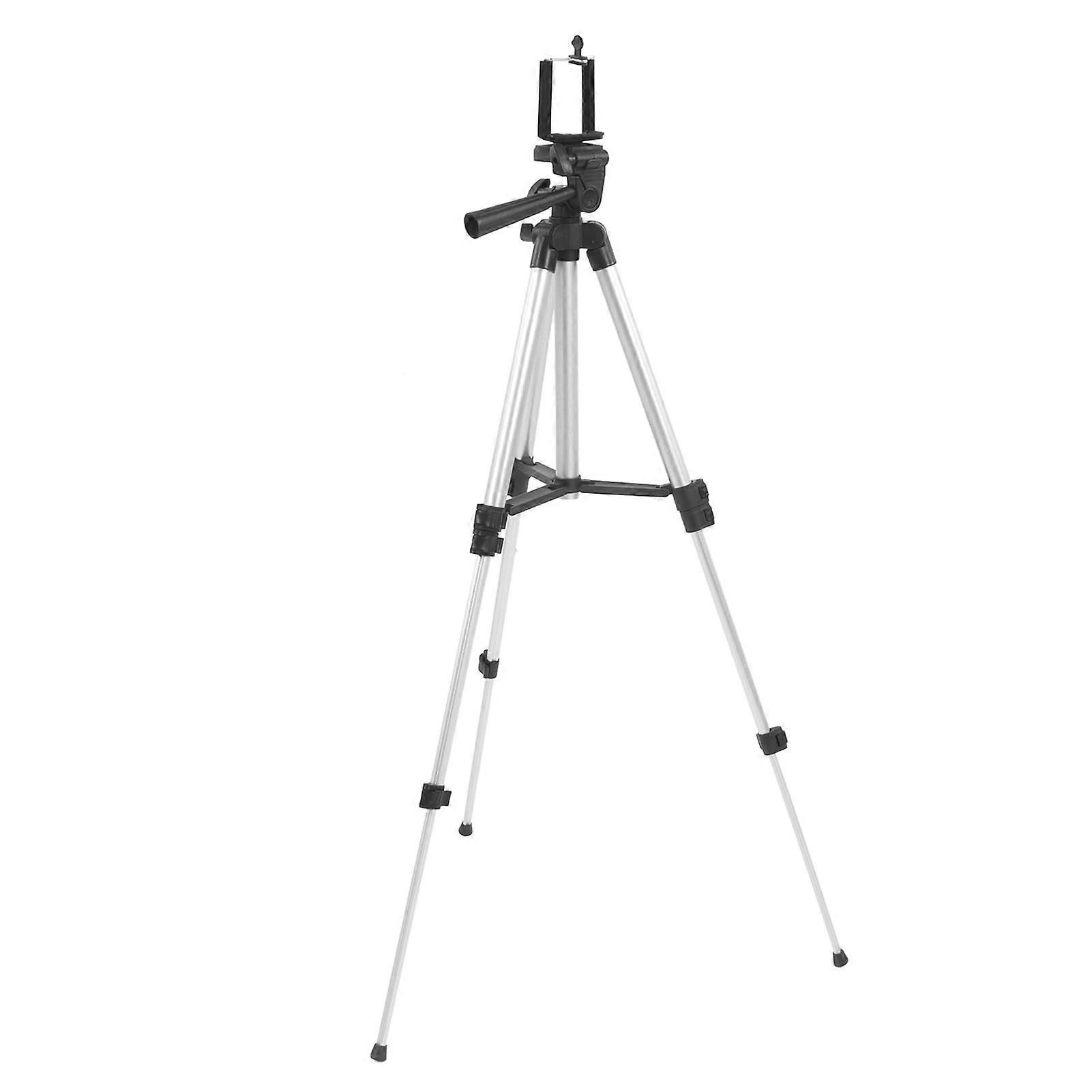 Camera Stand Tripod 4 Sessions Stretchable Phone Tripod Stand 2.5kg Maximum Load Selfie Stick with Phone Clip Tripod