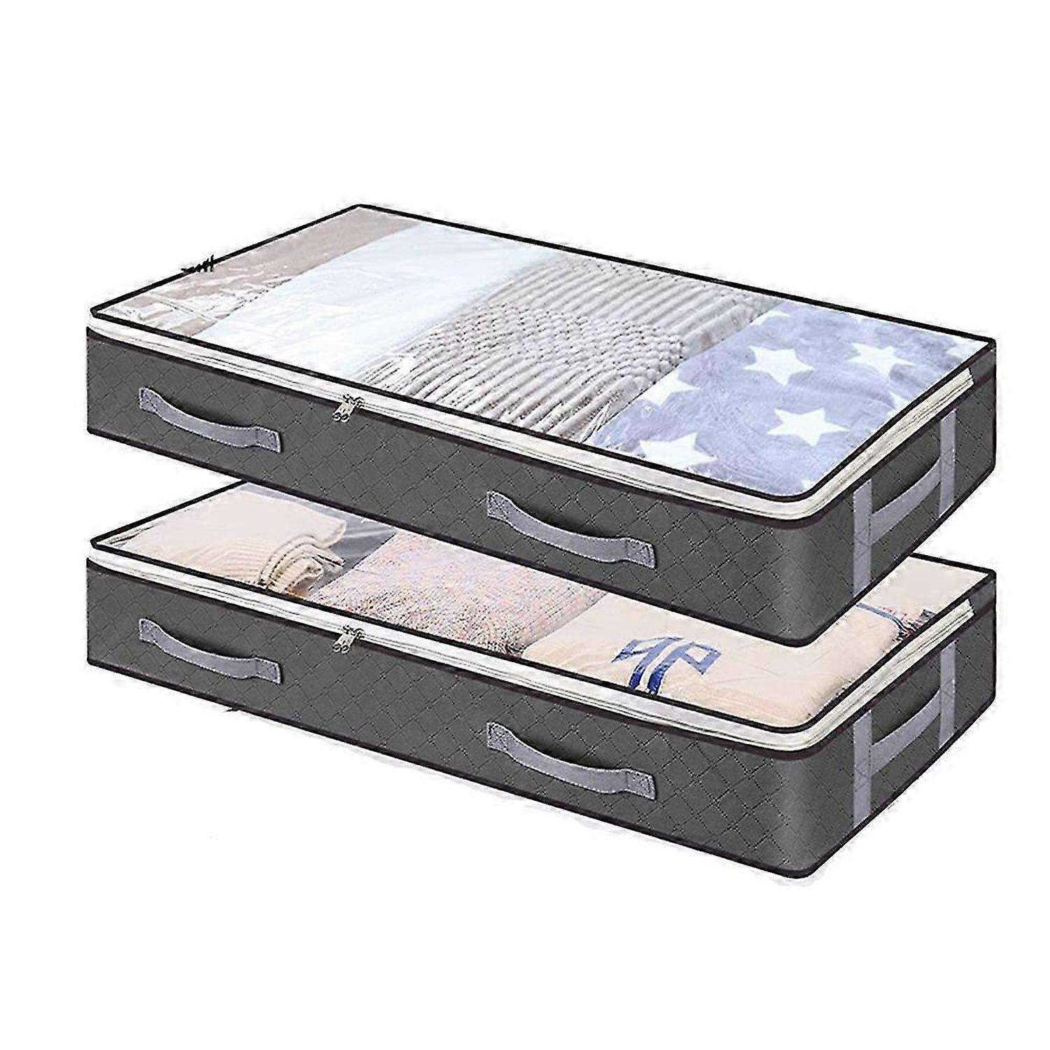 The storage bag can fold the clothes and storage box to store the more dustproof box