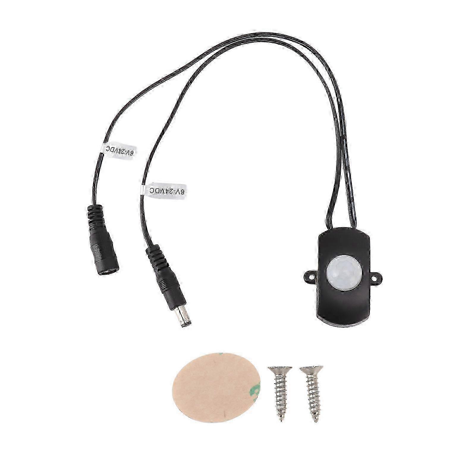 PIR Motion 120 Degree Angle Mini Infrared Auto Switch Detector for LED Strip Security System DC 6‑24V