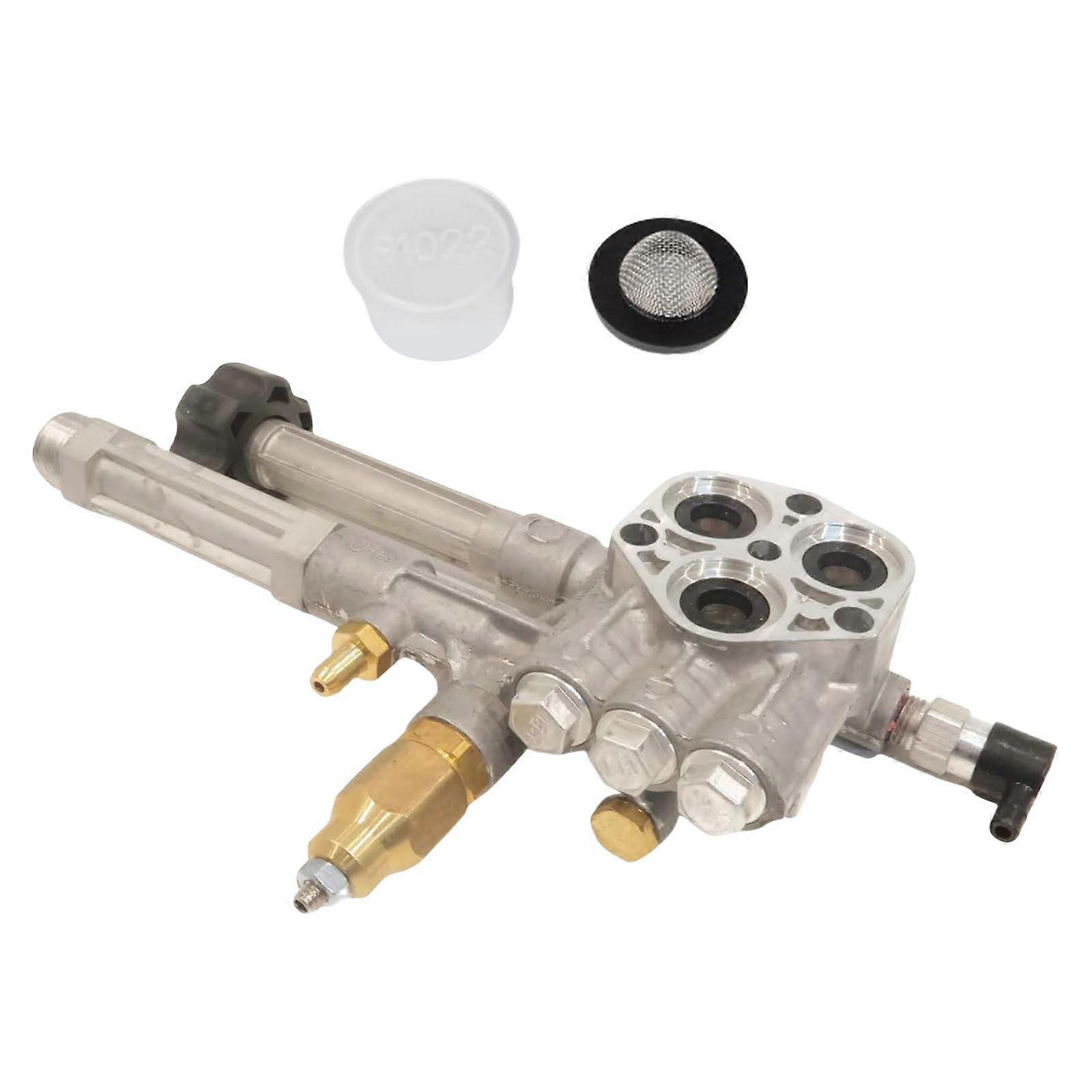 Universal High Pressure Washer Pump Head Replacement Part Compatibles for SMRMW2.2G26 Systems For Quick Maintenance Multicolor