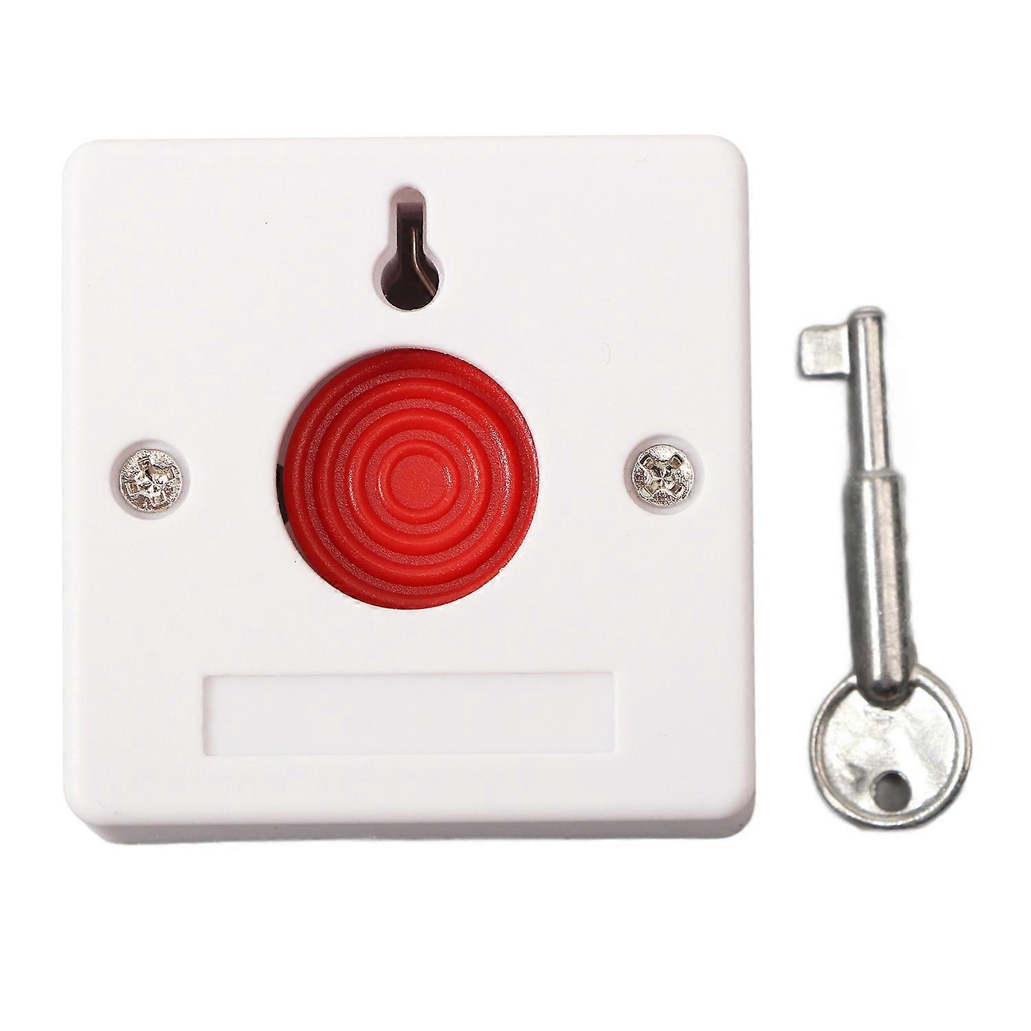 Emergency Alarm Button Efficient Fire Alarm Emergency Switch Panic Button with Key 250V