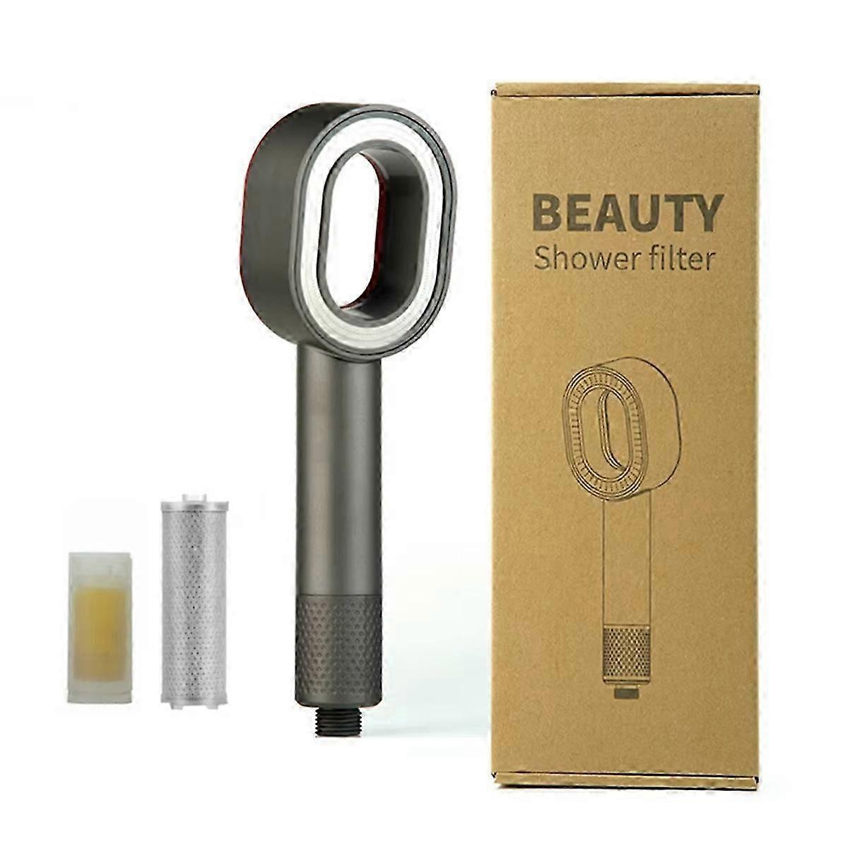 カーボンファイバーフィルターエレメント付きフレグランスシャワーヘッド、ヘア&スキンケア用ビューティーシャワーヘッド、シャワーヘッドペーパーボックス