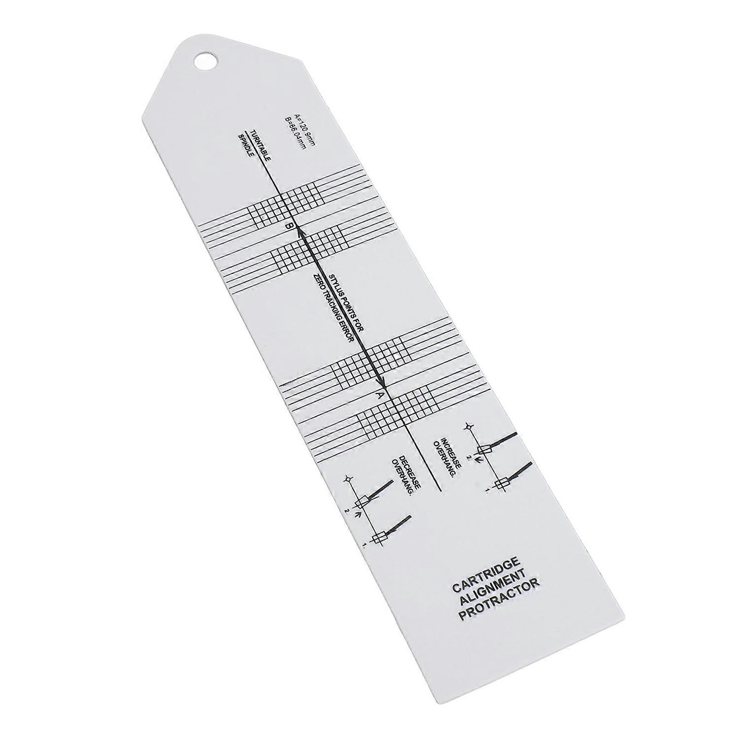 Turntable Protractor Cartridge Alignment Protractor Calibration Turntable Tool Record Phonograph Acc