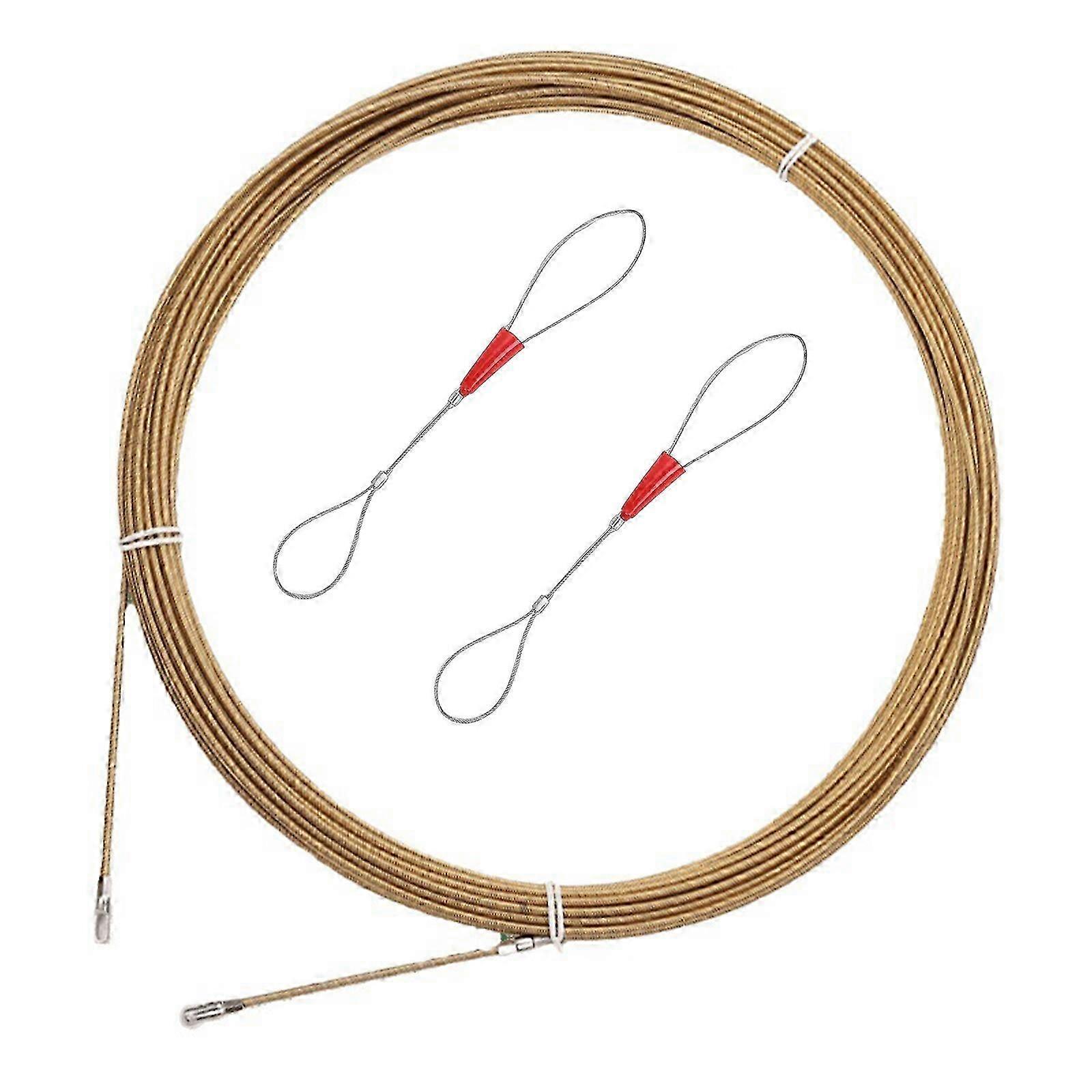 Spring Wire Threader With Rounded Tip Electrical Spring Wire Threader For Efficient Electrical Install Wire Threader 20 meters