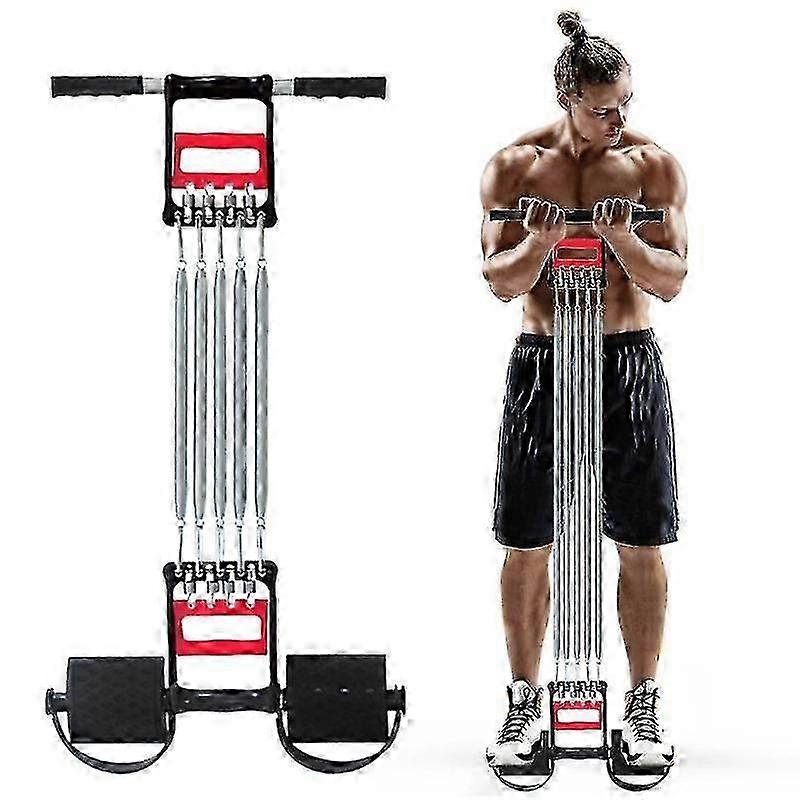 3 I 1 Vår bröst utvecklare expander Män Fitness Spänning Puller Muskler Träna Fitness Utrustning Motstånd Band