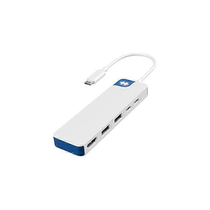 Station d'accueil pour ordinateur portable Hyper HYPERDRIVE FLEX5 USB-C, bleue