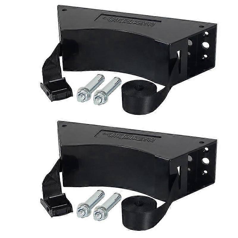 Propane Tank Holder 2PCS with Screws and Safety Chain Support