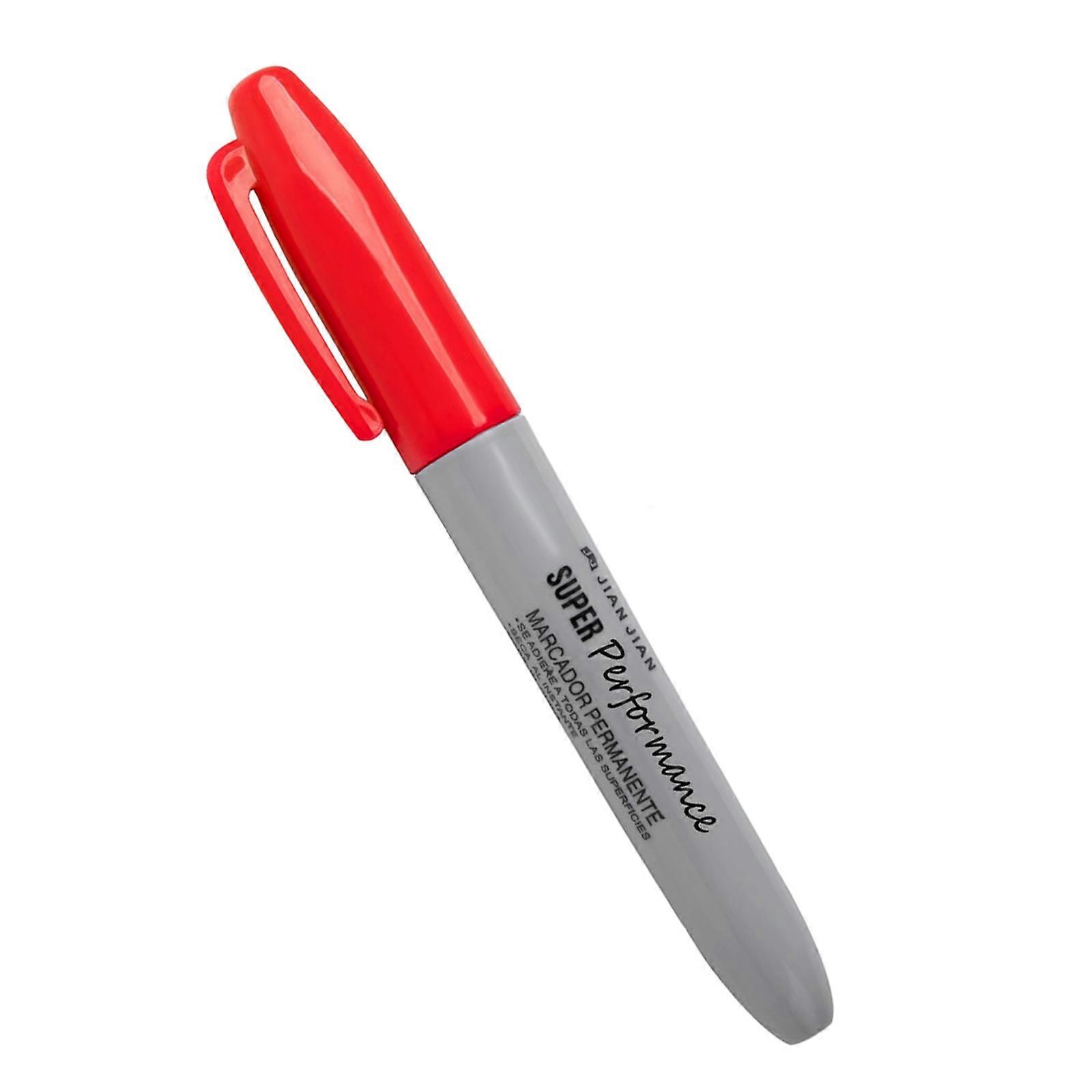 Multiple Use Disguised Pen Safe Functional Marker With Concealed Storage Space For Cash Jewelry  Red