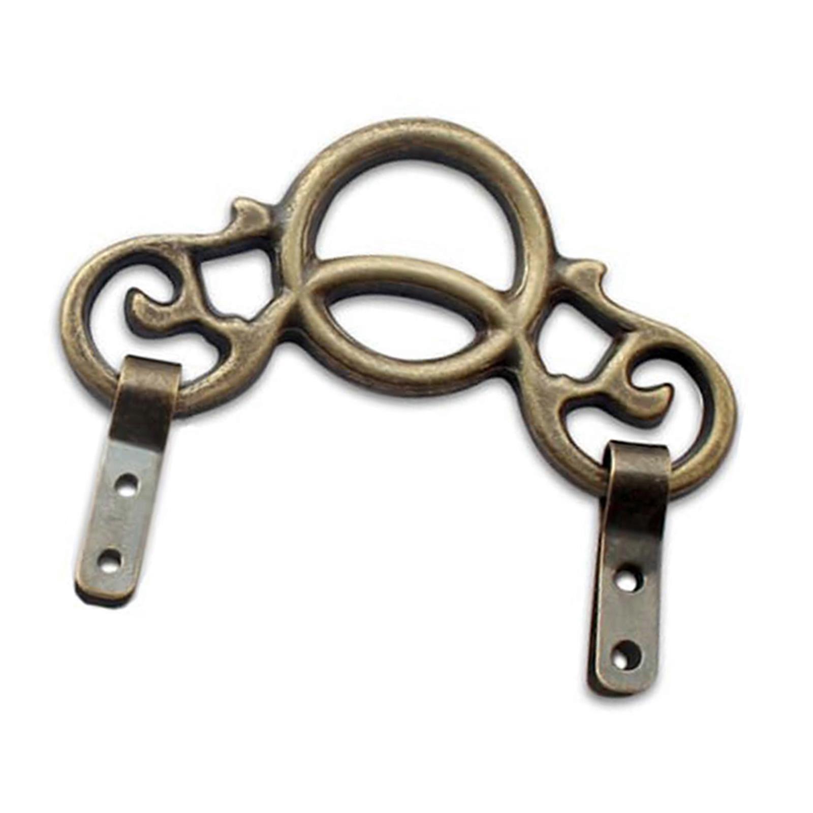 Antique Style Solid Brass Decorative Hook For Mirrors Artwork Universal Mounting Tool Release Homes Storage Solution Multicolor