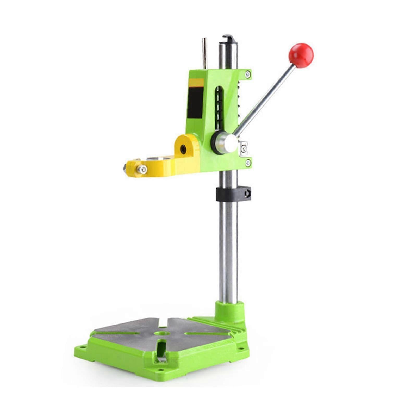 Electric Drill Press Stand for Precise Iron and Aluminum Metal Drilling Table Work