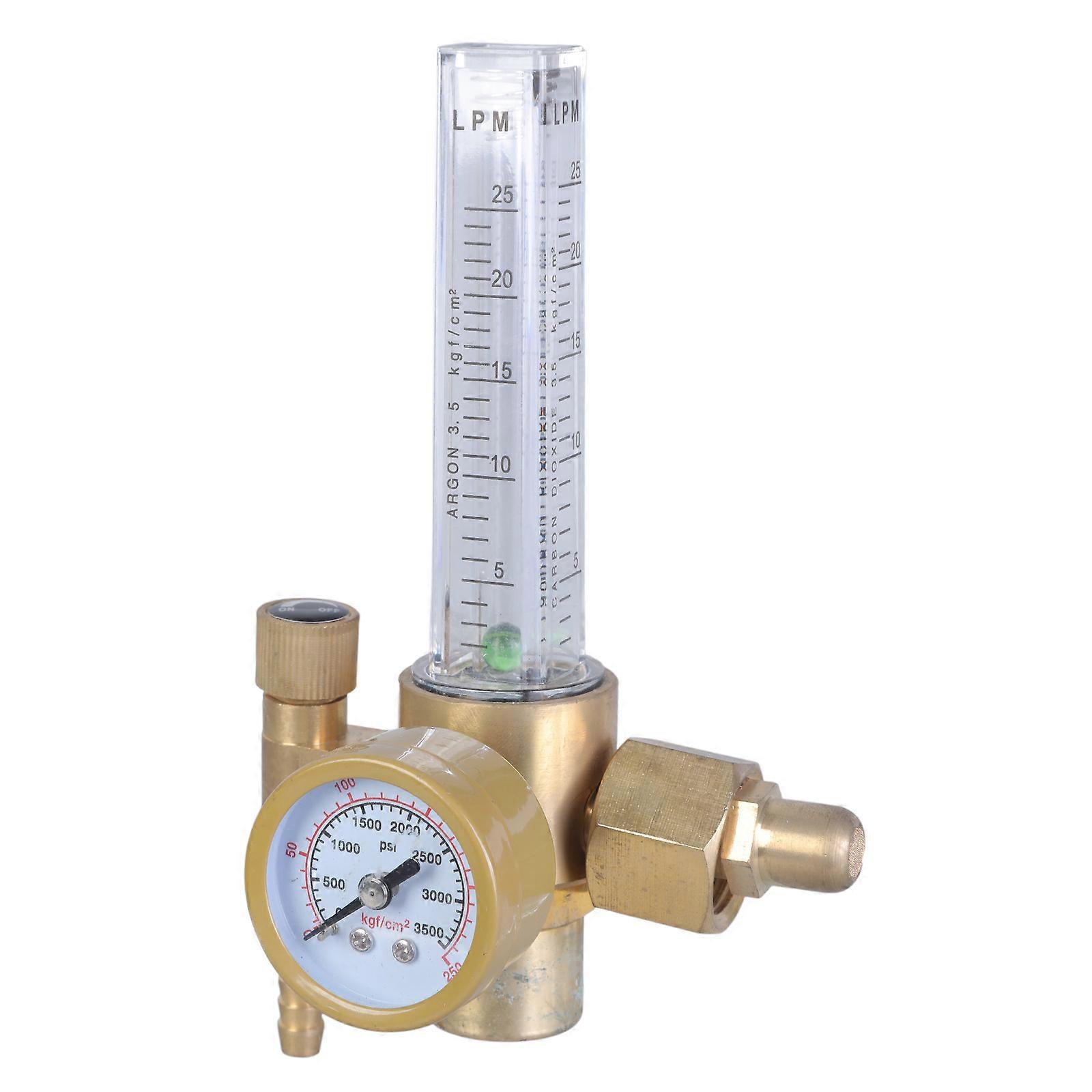 Argon Gas Regulator Flowmeter 0-25lpm AR-191 for TIG Welder Machine Full Copper Gas Values Welding Accessory for Tig Multicolor