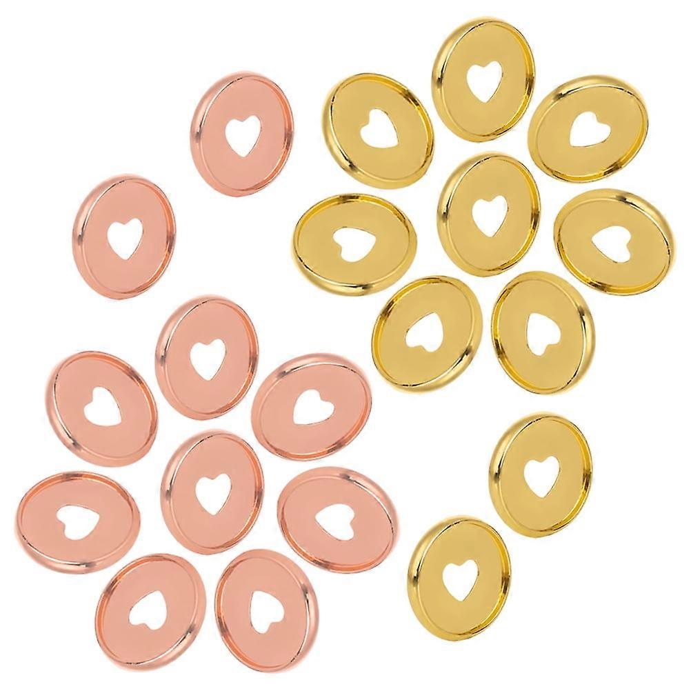 20Pcs Binder Discs Notebook Binding Discs Planners Binding Discs Loose-leaf Binder Discs