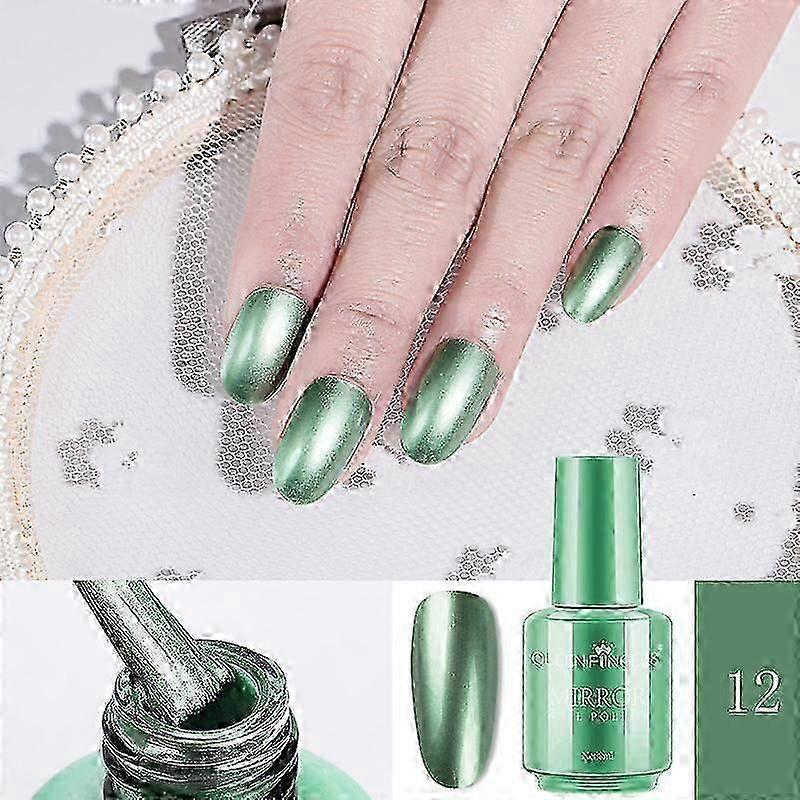 8ml kovový lak na nehty zrcadlový efekt chrom lak na nehty 2023