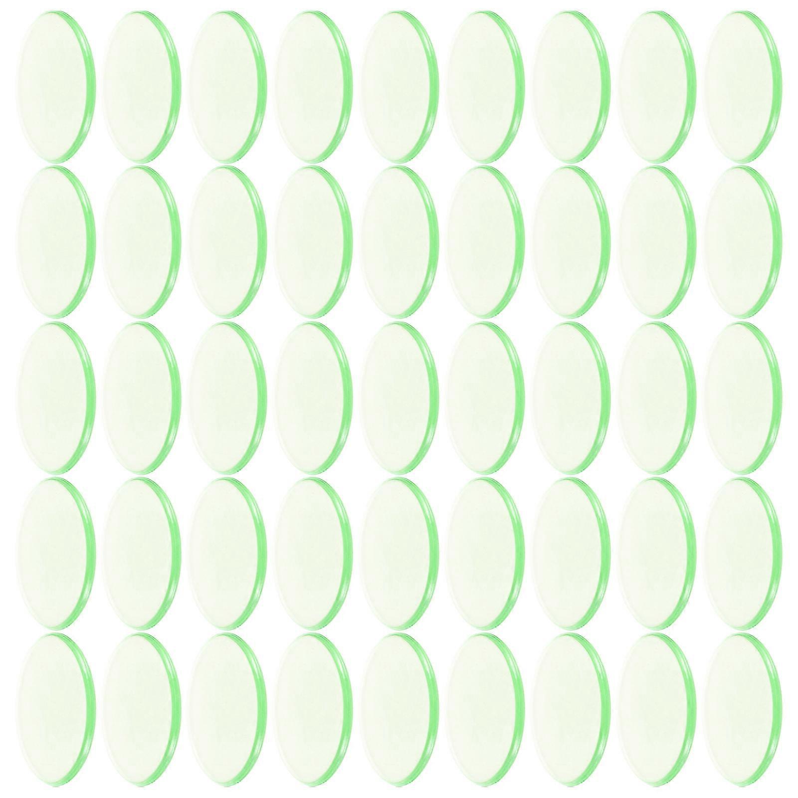 Game Counting Chips for Games 100Pcs Transparent Plastic Chips