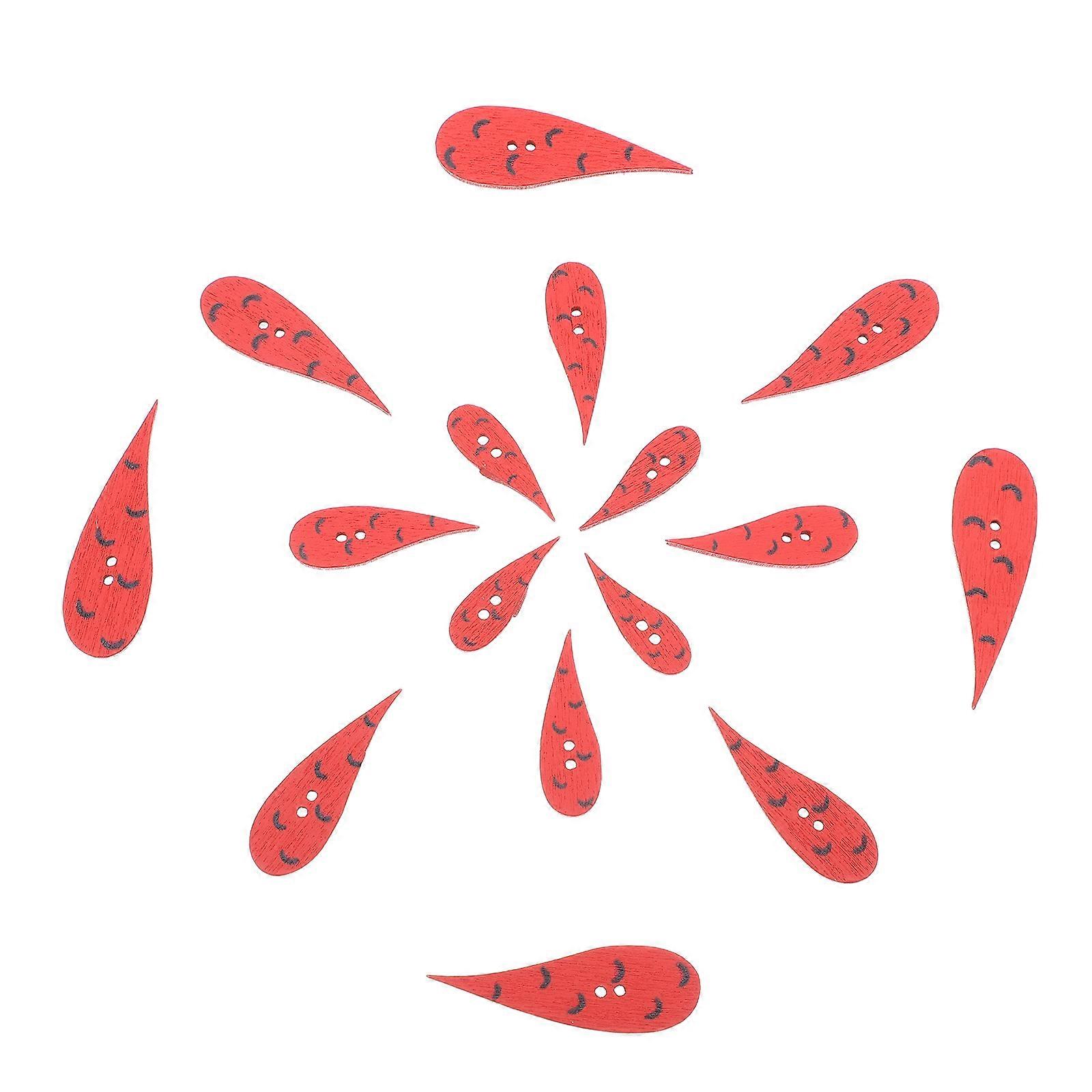 Wooden Carrot Buttons Carrot Buttons for Craft Use 100Pcs Christmas Decorations