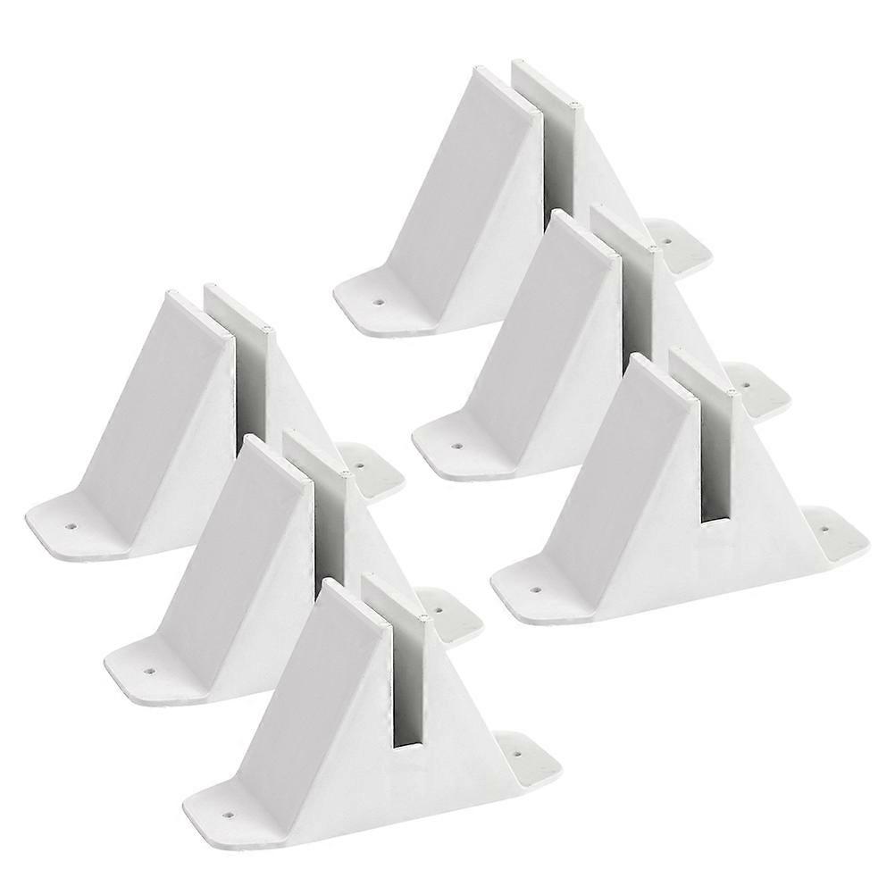 Plastic Standing Fence Post Base for Garden Fence Base with 6Pcs Set