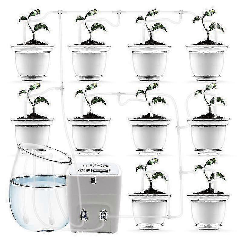 Sprinkler System Auto Drip Irrigation Smart Timing Watering For Potted Plants Alive w