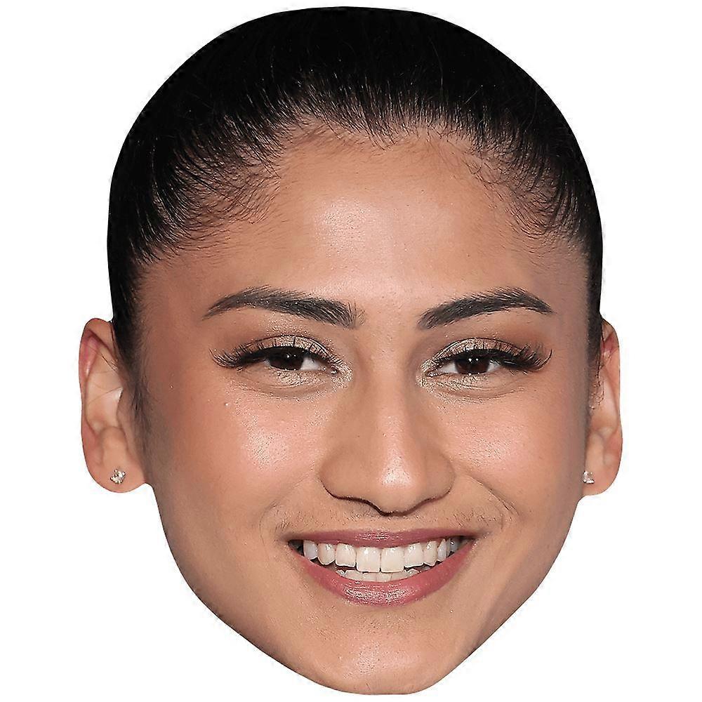 Ashley Mehta (Smile) Big Head. Larger than life mask.