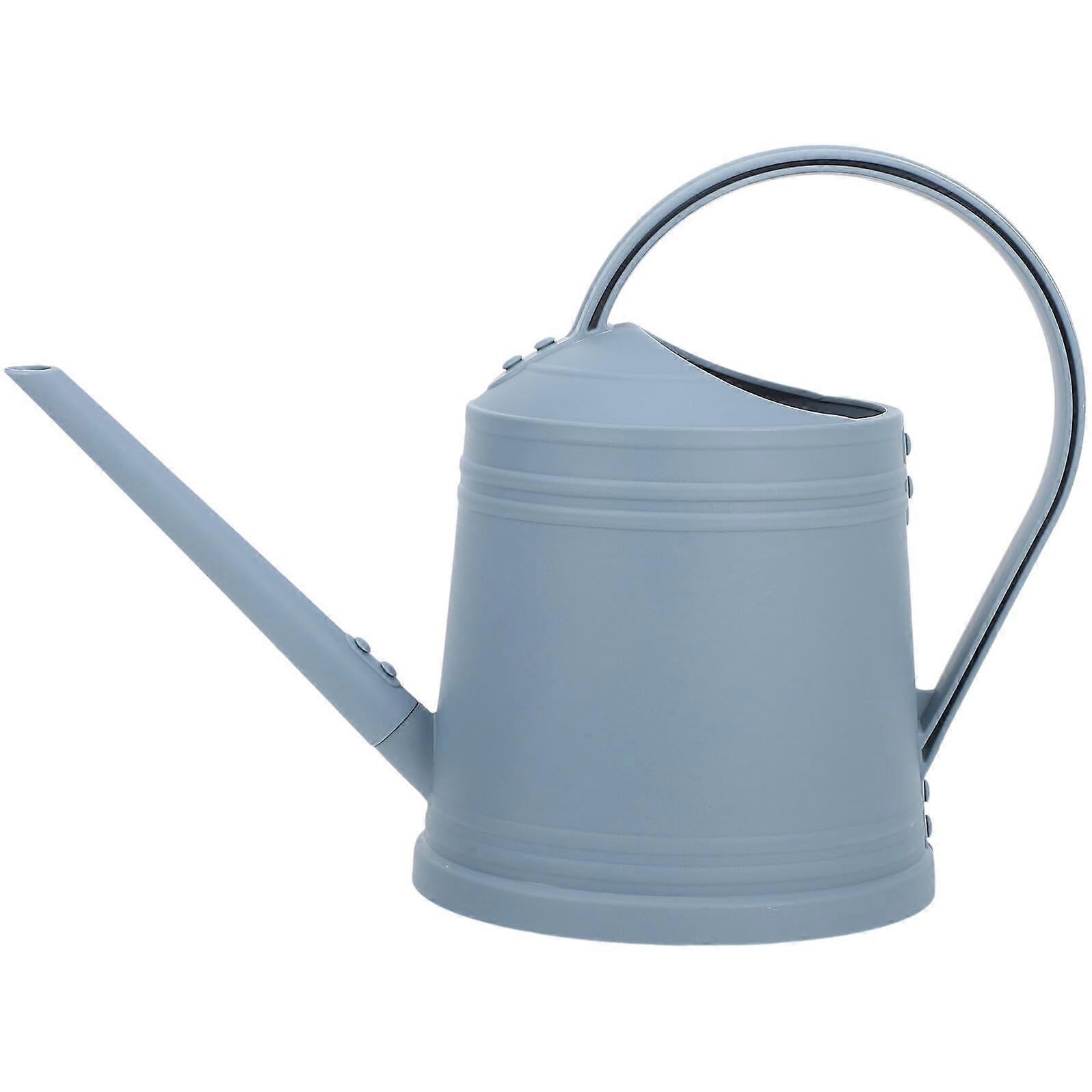 Small Watering Can with Long Spout for Precise Root Watering Indoor and Balcony Plants Blue