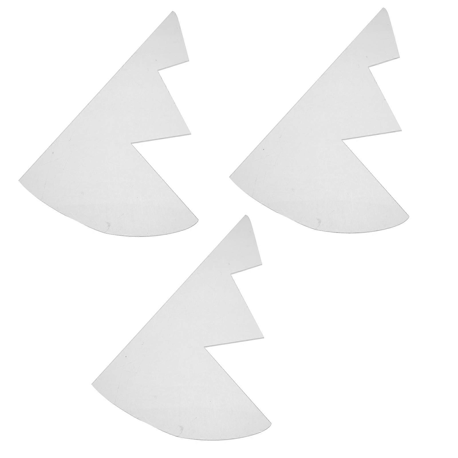 6Pcs Christmas Tree Sewing Templates for Acrylic Quilting and Patchwork