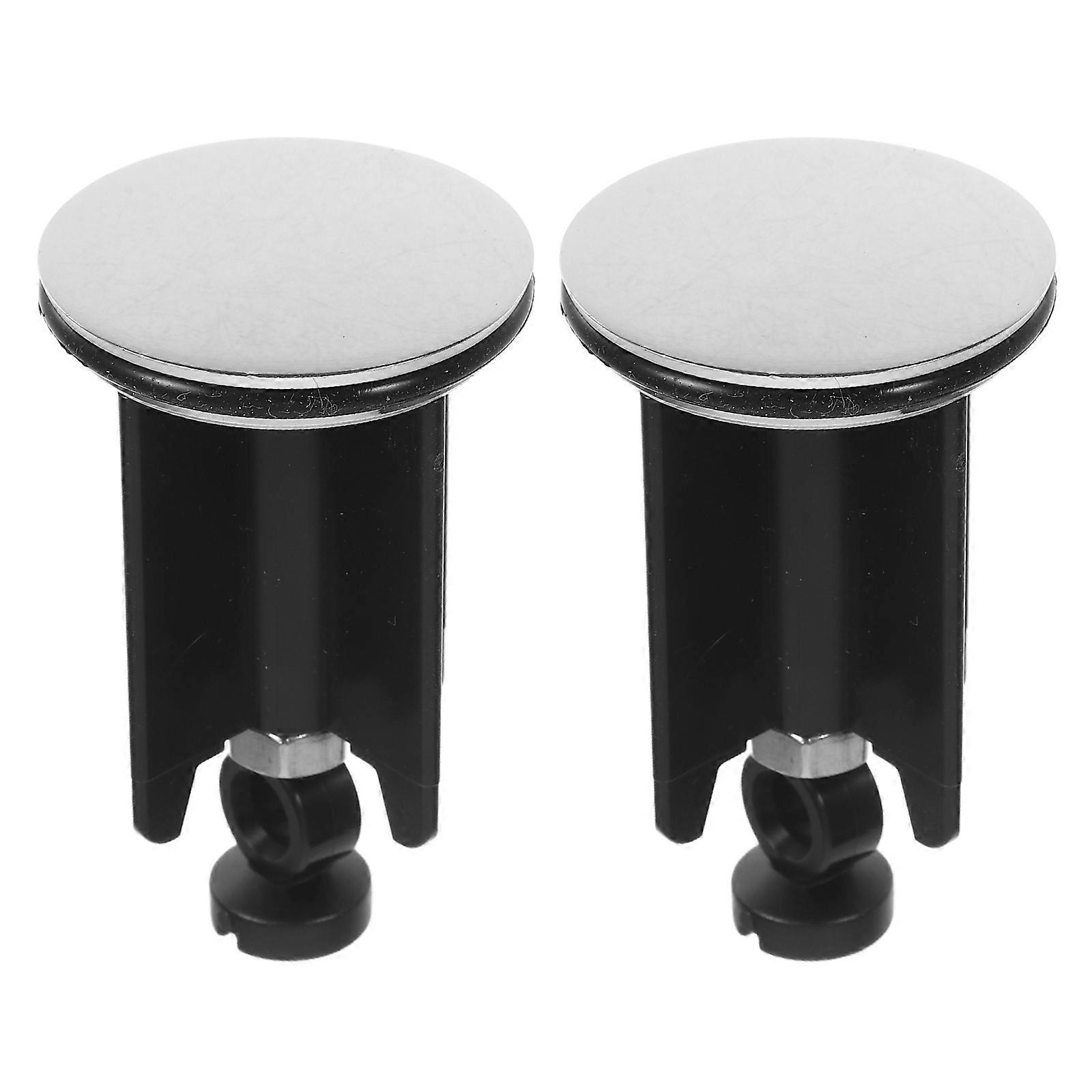 Reusable Bathroom Sink Stopper Easy Install 2Pcs Wash Basin Drain Plug